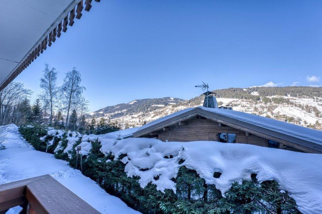 Tres Bel Appartement Avec Parking Gratuit Megève Exteriör bild