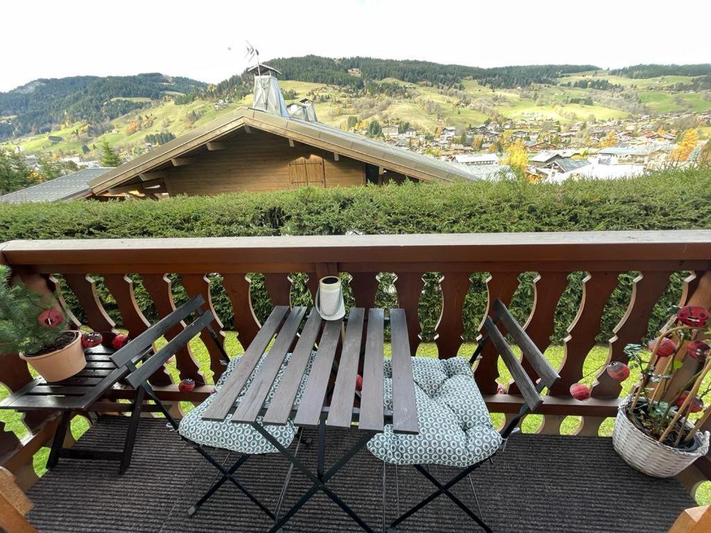 Tres Bel Appartement Avec Parking Gratuit Megève Exteriör bild